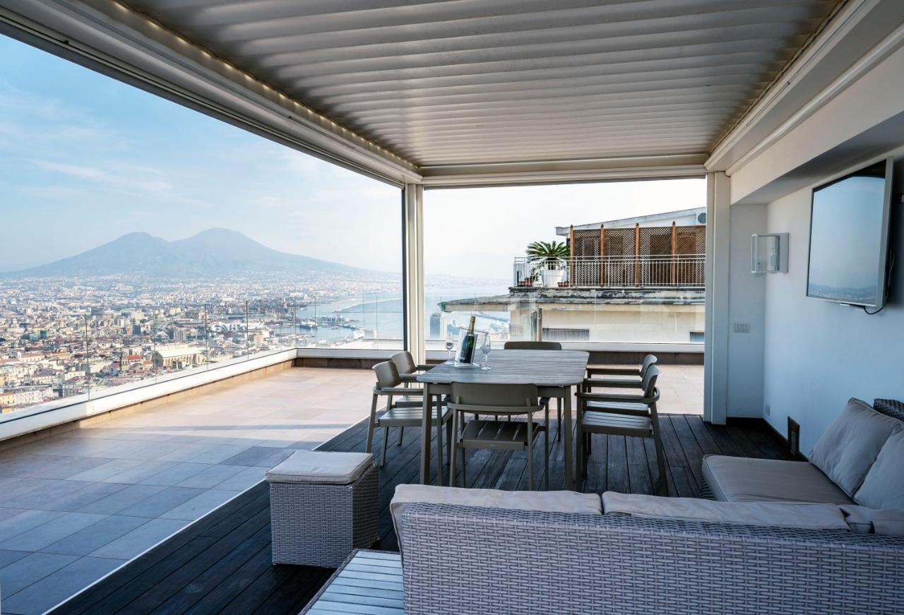 Terrazza Manu - Loft Suspended Over The City-Vomero Νάπολη Εξωτερικό φωτογραφία